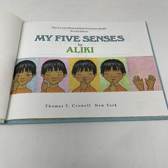 My Five Senses Let’s-Read-And-Find-Out Science Aliki HC 1989 Book Club Edition