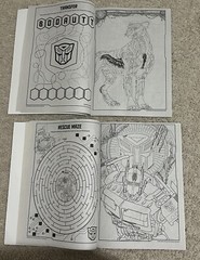 Transformers Rise Of The Beasts Jumbo Coloring&Activity Book 2 Pcs(Made In USA)