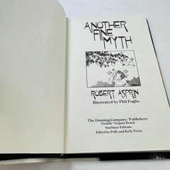 Another Fine Myth Robert Asprin SIGNED 1st Ed 1st Print Starblaze 1978 Foglio