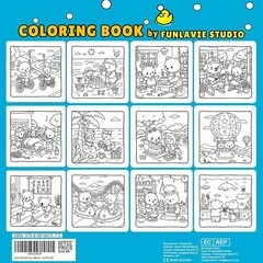 Relaxing Spiral-Bound Coloring Book for Mindfulness & Creativity – 32 Pages