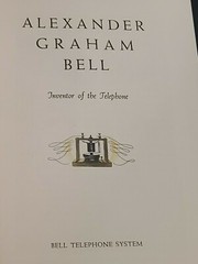 AT&T Bell Systems Alexander Graham Bell Inventor of the Telephone 1953 31 Pages