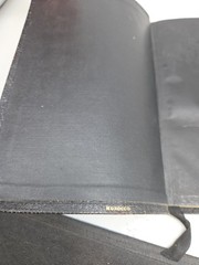 [WATER DMG] Cambridge Holy Bible Concordance Morocco Leather Lined India Paper