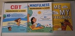 Lot of CBT Workbook for Kids, Mindfulness Workbook for Kids, Me And My Feelings