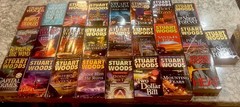 Lot of 25 Stuart Woods Paperback Books Random Mix Series Mystery Thriller