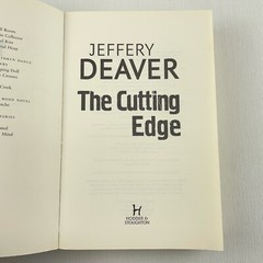 The Cutting Edge Jeffery Deaver Lincoln Rhyme Book 14 Thriller Mystery