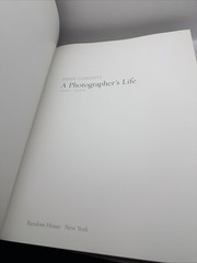 A PHOTOGRAPHER’S LIFE 1990-2005 hc Annie Leibovitz 2006