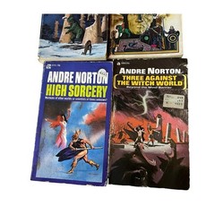 Lot of 5 Andre Norton Books Vintage Science Fiction Witch World 1953 To 1970