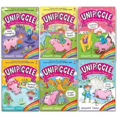 Unipiggle the Unicorn Pig Series 6 Books Paperback – Ages 6-9 – By Hannah Shaw