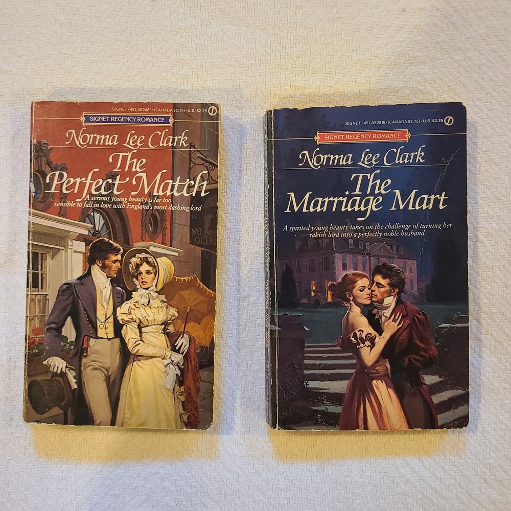 Norma Lee Clark The Perfect Match 1983 and The Marriage Mart 1984