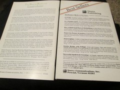 Storey Publishing Bulletin Lot of 7 A-9 A-21 A-61 A-96 A-97 A-100 A-119