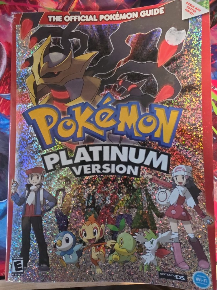 Pokémon Platinum Version Official Strategy Guide 2009 Nintendo DS No Map