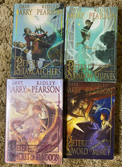 9 BOOK LOT RIDLEY PEARSON 2 HC 7 PB PETER & STARCATCHERS 1-4 KINGDOM KEEPERS 1-4