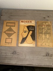 Sigmund Freud Lot 3 Vintage PB Civilization Moses Future Illusion 1957 1958