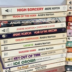 Lot of 60+ Andre Norton science fiction & fantasy Vtg paperbacks Sci-fi Ace SFF