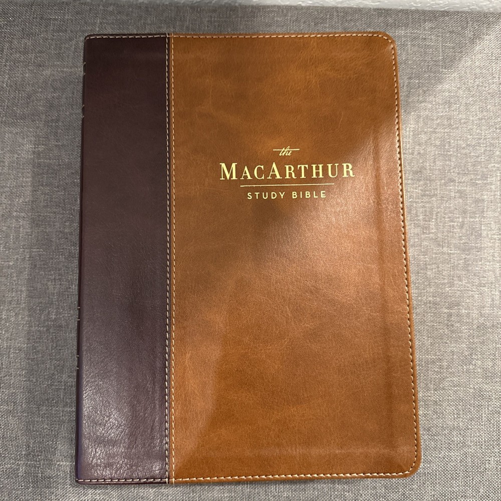 The Esv, Macarthur Study Bible, 2Nd Edition, Leathersoft, Brown: Unleashing God