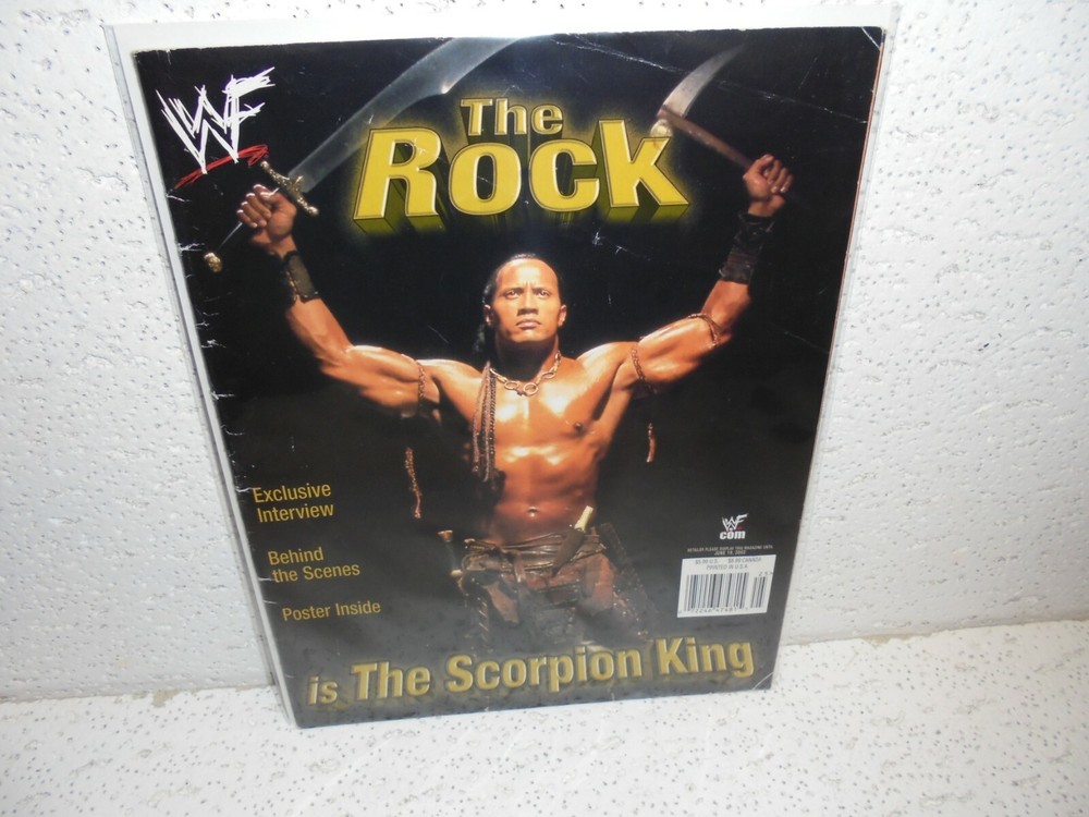 WWF The Rock Special Issue Magazine June 2002 ( WWE Wrestling )