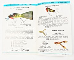 Extremely Rare 1942 Creek Chub Lures Wartime Expo Booklet EX Condition