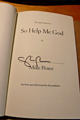 Mike Pence So Help Me God SIGNED Edition of First Edition & STANDARD First Edit.