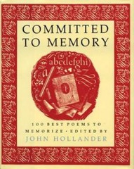 Committed to Memory: 100 Best Poems to Memorize – Hardcover – GOOD