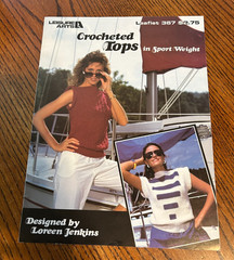 Lot of 3 Vintage Leisure Arts Leaflets 257, 367, 375 Cross Stitch & Crochet 1983