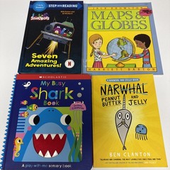 Lot Of 4 Different Childrens Books By Different Authors In Hard And Paper Covers