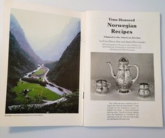 Vintage 1984 Time-Honored Norwegian Recipes Cookbook 88 pages
