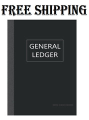 General Ledger Mini Cash Book: Small Ledger Book, 120 pages , 5×8 inches, simple