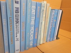 Lot of 10 Hardcover BLUE NAVY AQUA TEAL Shades Books for Staging Prop Decor