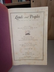 Lands and Peoples The World in Color Set of 5 Hardcover Volumes Grolier