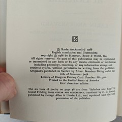 Struggle At Soltuna By Karin Anckarsvard 1968 First American Edition