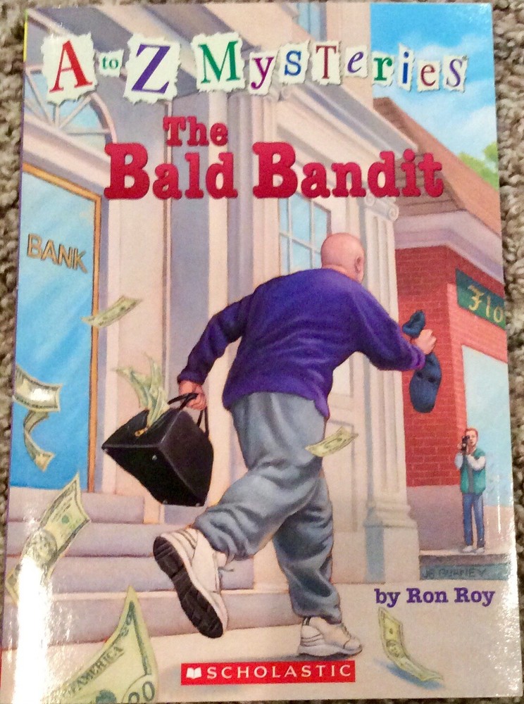 New The Bald Bandit A to Z Mysteries Series by Ron Roy Illustrated Scholastic