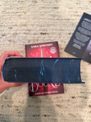 Waterstones Exclusive Dire Bound & Fury Bound Deluxe HC Set Sprayed Edges