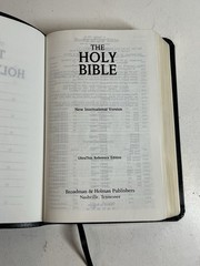 Broadman & Holman Ultrathin Indexed Reference Bible NIV 1986 Black In Box