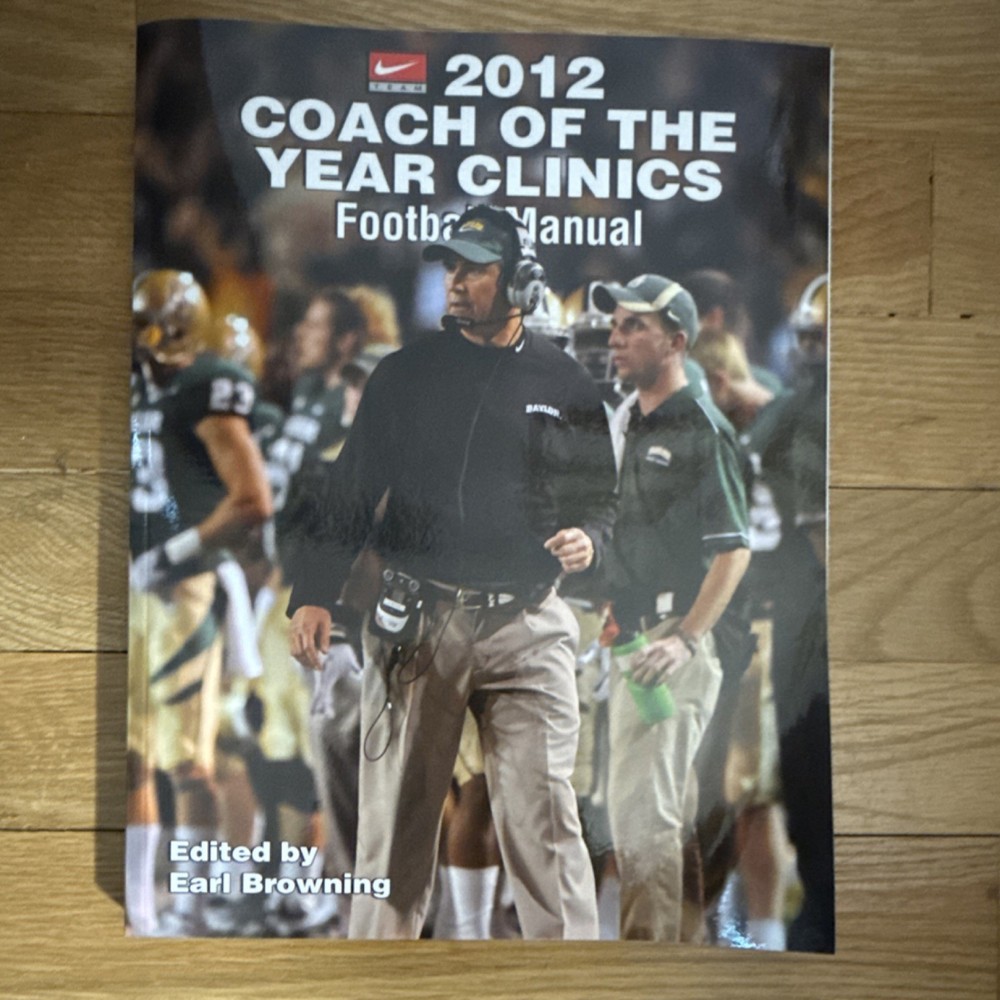 Coaches Choice 2012 Coach of the Year Clinics Football Manual Earl Browning PB