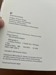 The Left-Handed Designer by Seymour Chwast First Ed Harry N Abrams 1985