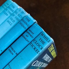 6 Vintage The Hardy Boys Mystery Books Franklin W Dixon Blue Matte 1 – 4 10, 11