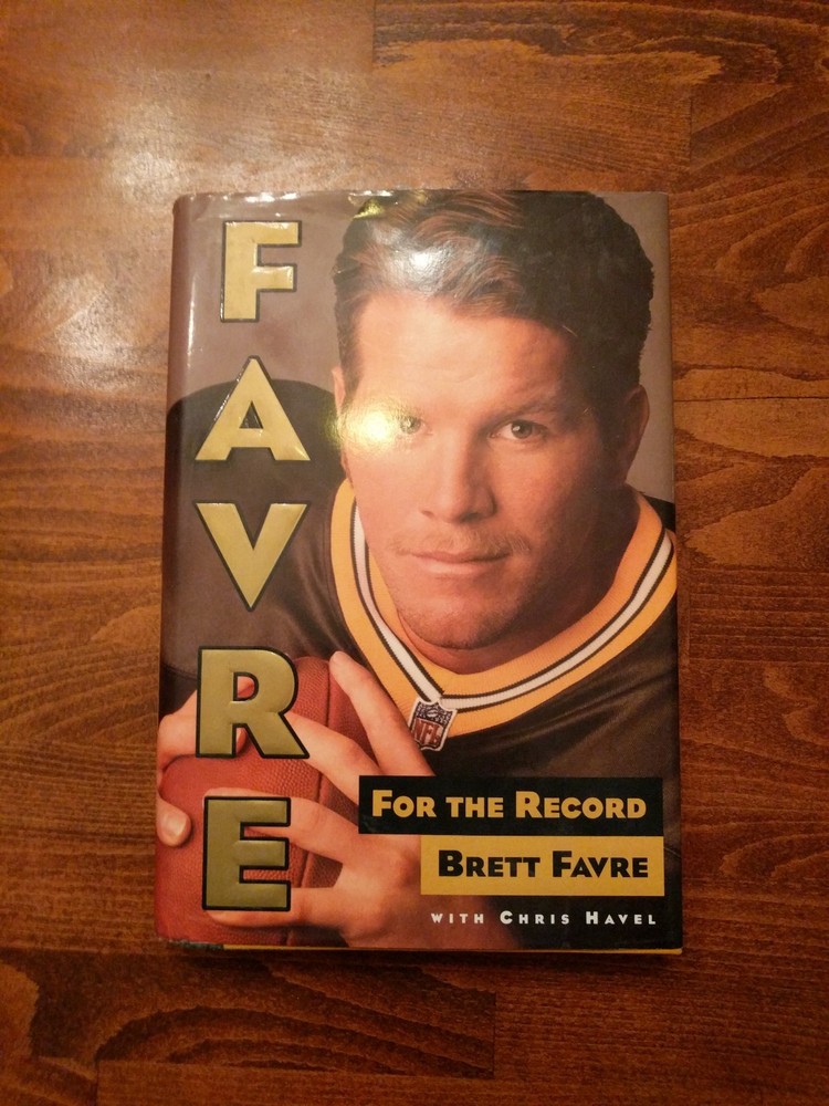 FOR THE RECORD Brett Favre FIRST Edition Dust Cover Hardback Gift Quality