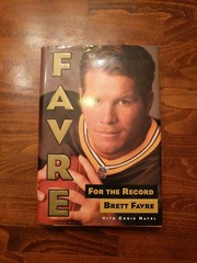 FOR THE RECORD Brett Favre FIRST Edition Dust Cover Hardback Gift Quality