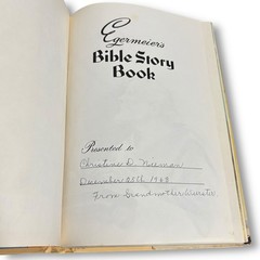 1963 Egermeier’s Bible Story Book Warner Press HCDJ Revised Young & Old