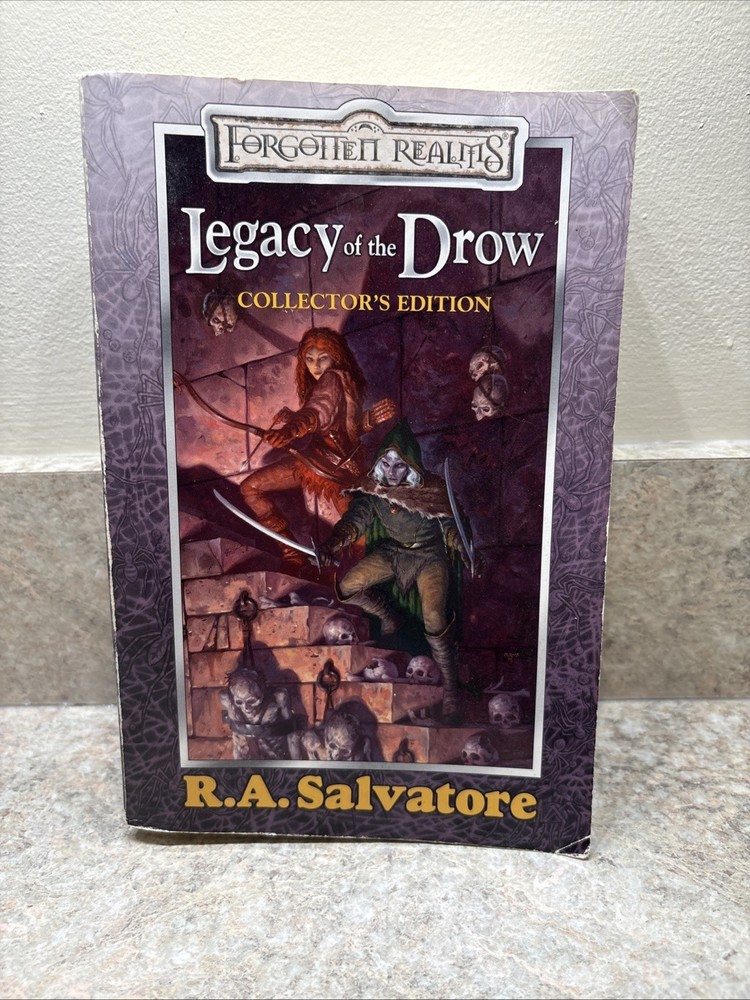 Forgotten Realms Legacy Of The Drow Collectors Edition Hardcover R.A. Salvatore