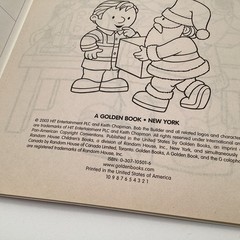 Bob the Builder Activity Book, Bob’s Best Christmas, Textured Cards, 2003