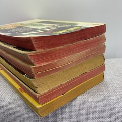 The Saint 6 book lot by Leslie Charteris Vintage 1930s 40s Paperbacks Avon