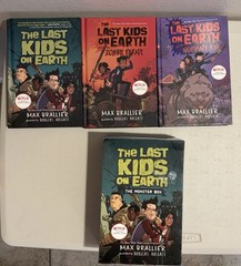 2 Box Sets/6 Books: Last Kids on Earth Max Brallier & Neil Gaiman Graveyard/Milk