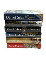 Lot Of 6 Daniel Silva Hardcover Novels Books – Fallen/Heist/English/Black Widow