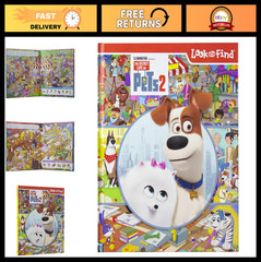 Look and Find Activity Book – The Secret Life of Pets 2 Fun for Kids, Engaging L