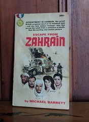 Escape From ZAHRAIN By Michael Barrett 1962 Gold Medal PB Book 1st