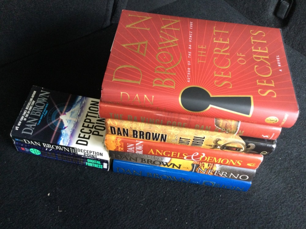 Dan Brown 8 Book Lot Robert Langdon Series Set 6HC/2PB