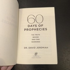 60 Days of Prophecies: The Truth Behind End-Time Warnings by Dr. Jeremiah, David