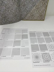 Quilter’s Album of Patchwork Patterns 4050 Pieced Blocks w/ Plastic Grid Sheets