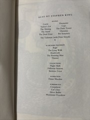 Eyes of the Dragon by Stephen King Hardcover (1987)
